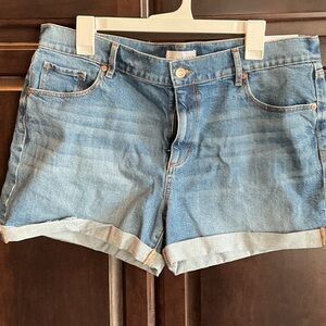 LOFT Light Blue Jean Shorts